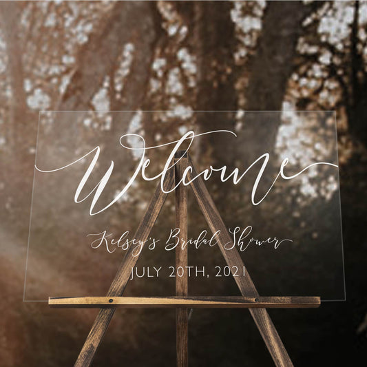 Bridal Shower Welcome Sign | Rustic Wooden Sign | WS-273 - SCC Signs