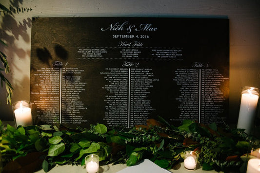 Custom Wedding Seating Chart | Best Selling Wedding Decor | Find Your Seat | SS-208 - SCC Signs