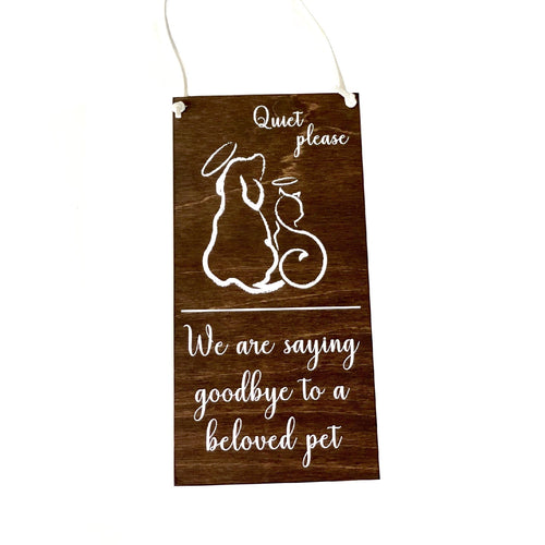 Do Not Disturb Door Hanger | Quiet Please Door Hanger for Animal Clinic | SCC-271 - SCC Signs