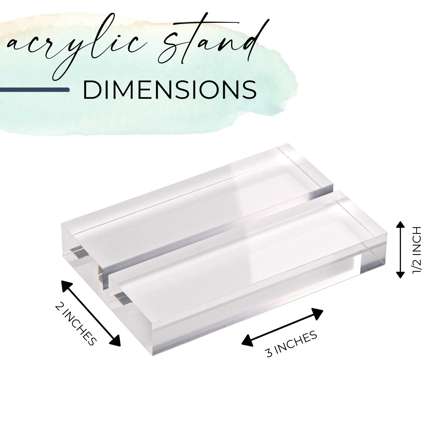 Table Number Holders | Wood Stands and Acrylic Stand Table Number Holders for Lucite Acrylic Clear Glass Look Acrylics | Table Numbers - SCC Signs