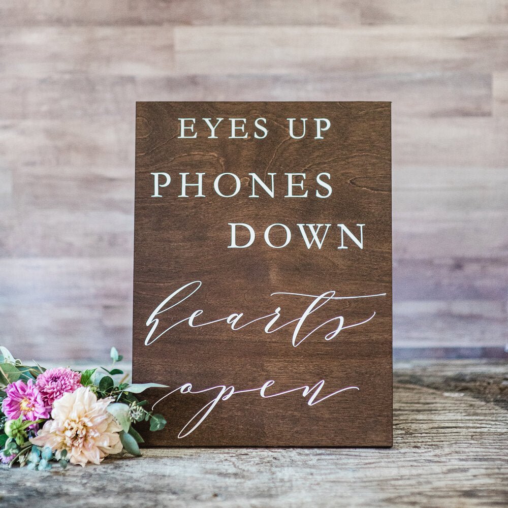 Wedding Ceremony Sign | Unplugged Wedding | SS-301 - SCC Signs