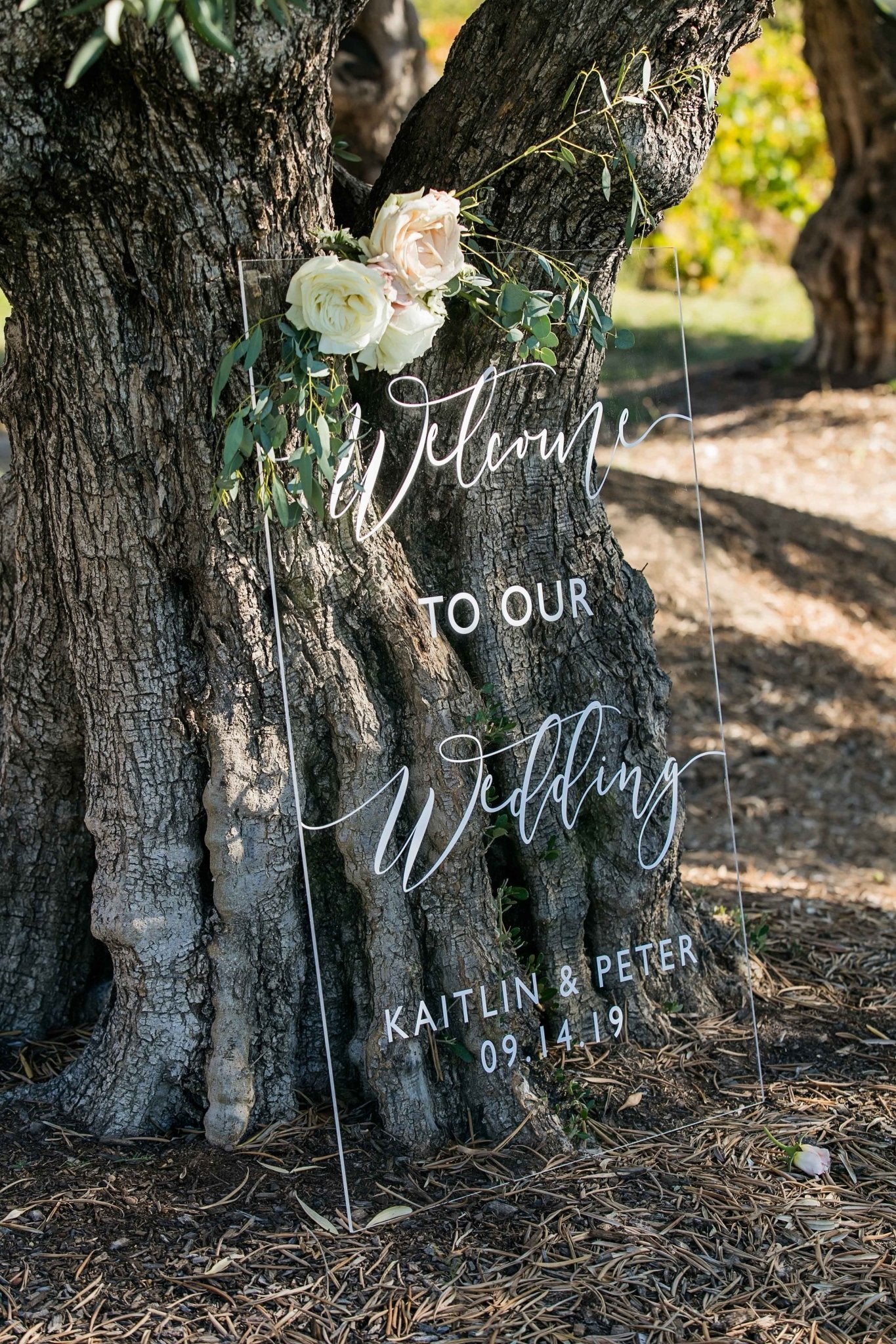Wedding Welcome Sign | First Names and Date | WS-272 - SCC Signs