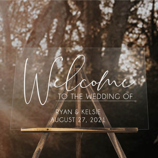Wedding Welcome Sign | Wood Entrance Sign | SCC-9 - SCC Signs