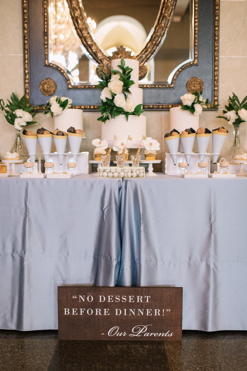 Wooden Dessert Sign | Funny Wedding Sign | SS-208 - SCC Signs
